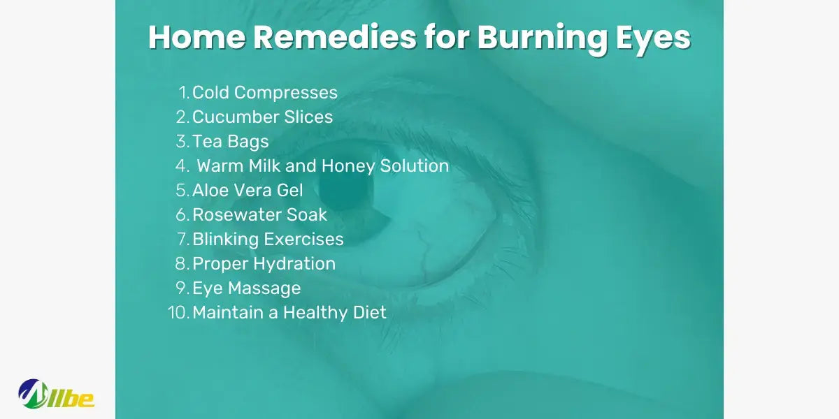 Burning eyes home remedies
