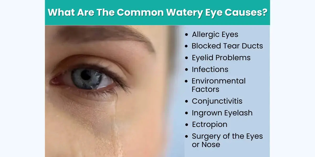 watery eye causes