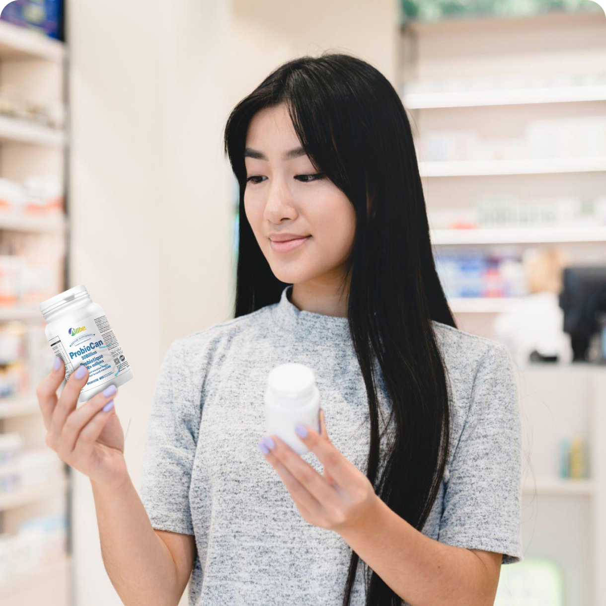 Yui Takahashi review about probiocan 50 billion supplemens