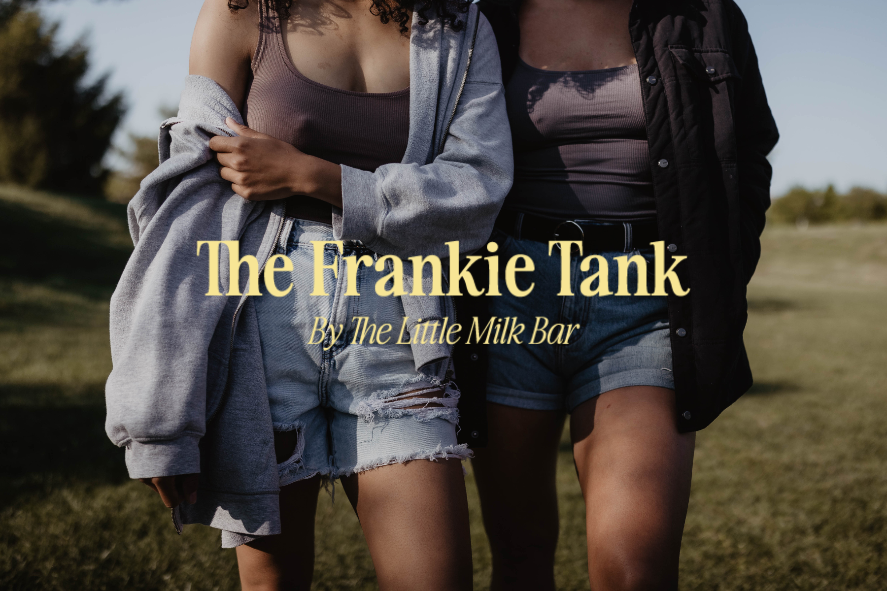 The Frankie Tank nursing tank for breastfeeding moms from The Little Milk Bar