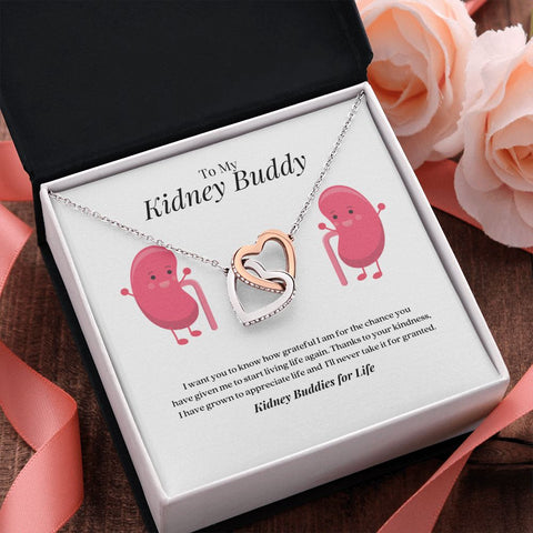 Kidney Buddy Transplant Gifts Necklace