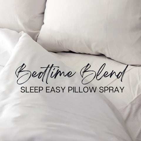 bedtime essential oils pillow spray