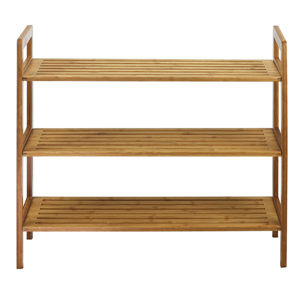 Oceanstar 3 Tier Hpl Bamboo Shoe Rack Natural Bamboo Oceanstar Shoe Rack Shoe Storage Shoe Rack Oceanstar Design Group Inc