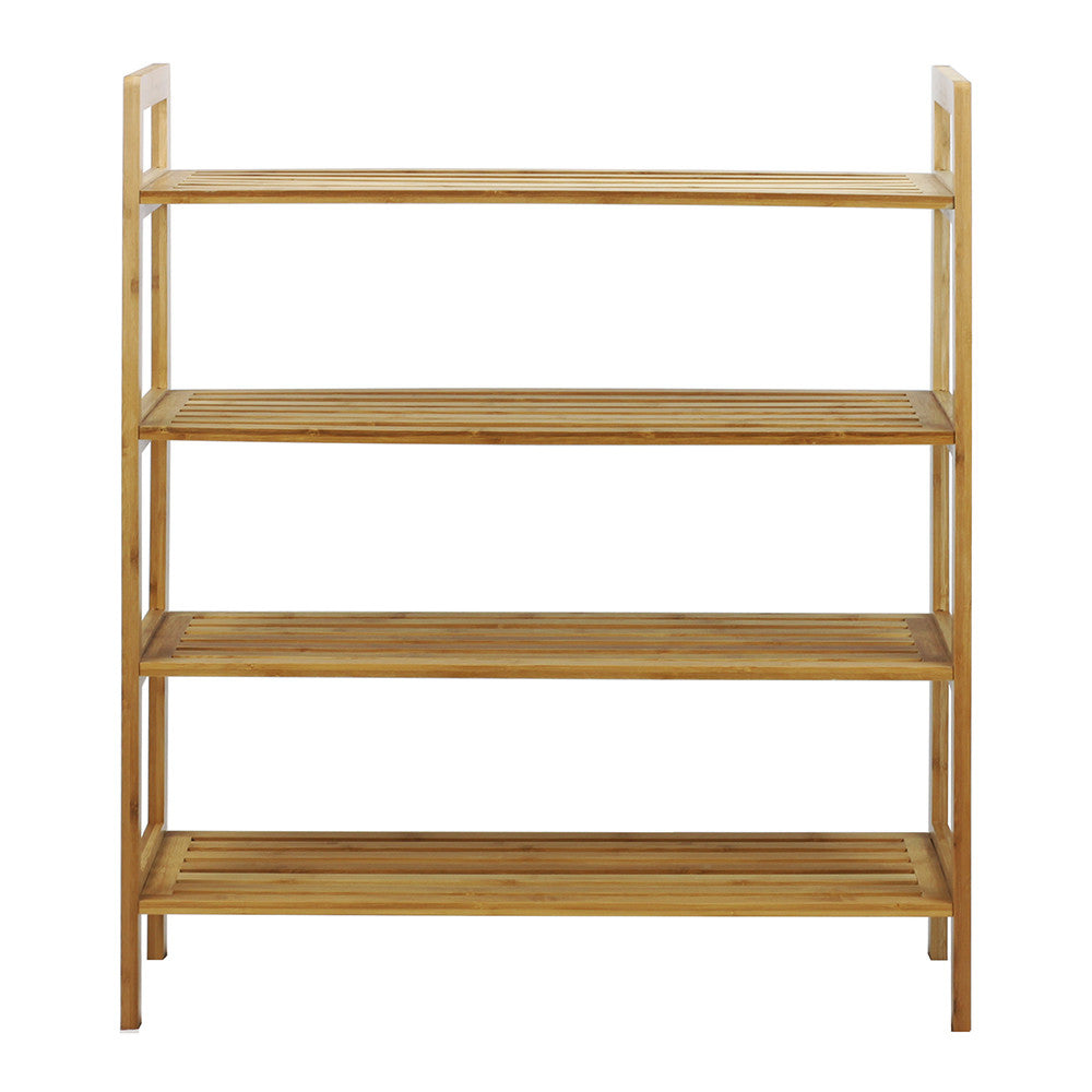 Shoe Rack 3 Tier, Natural Bamboo Stackable Shoe Shelf Shoe Storage Org –  oyrel