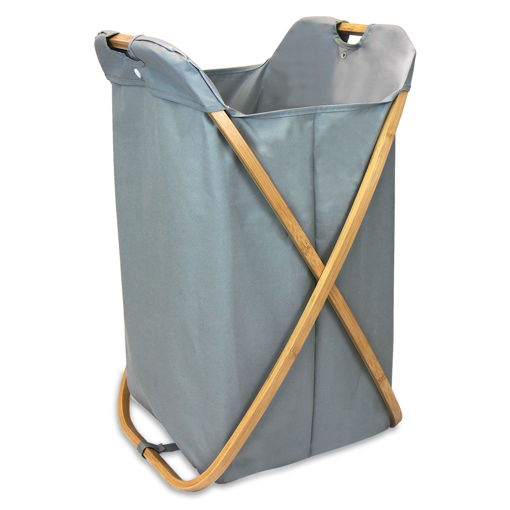 Oceanstar 3-Bag Rolling Laundry Sorter with Adjustable Hanging Bar, Br