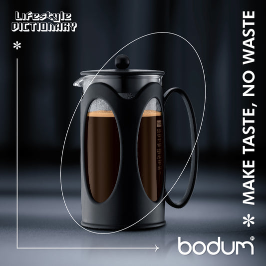 Bodum 8 Cup Kenya French Press Chrome Coffee Maker