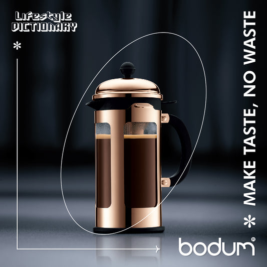 Bodum ® Chambord Copper French press coffee maker, 8 cup 34 oz