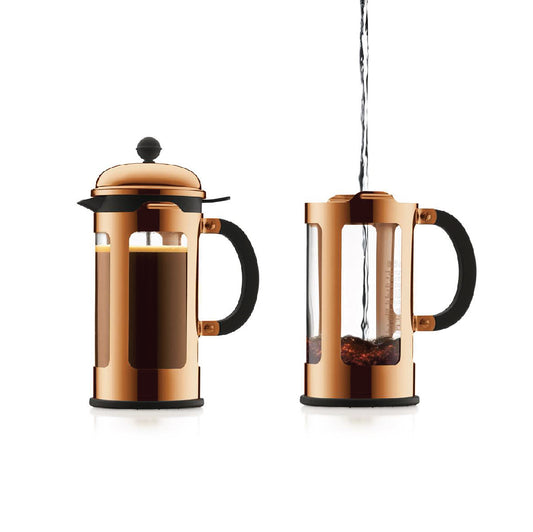 CHAMBORD® - French Press Coffee maker, 3 cup, 0.35 l, 12 oz (Copper)