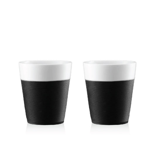 Bodum Bistro 2 Pcs Espresso Cup Set, Double Wall, 0.15 L, 5 oz Transparent