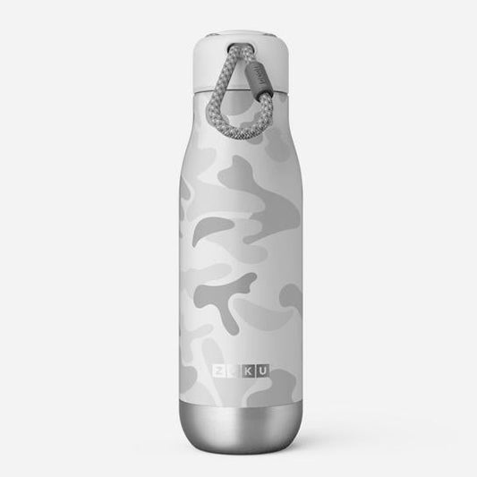 Zoku 18oz Stainless Steel Powder Coated Bottle Coral