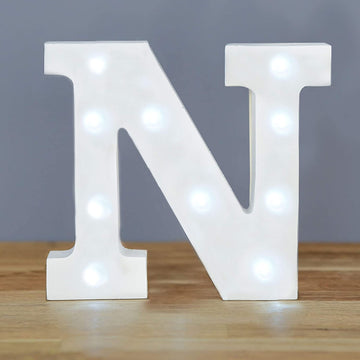 light up letter n