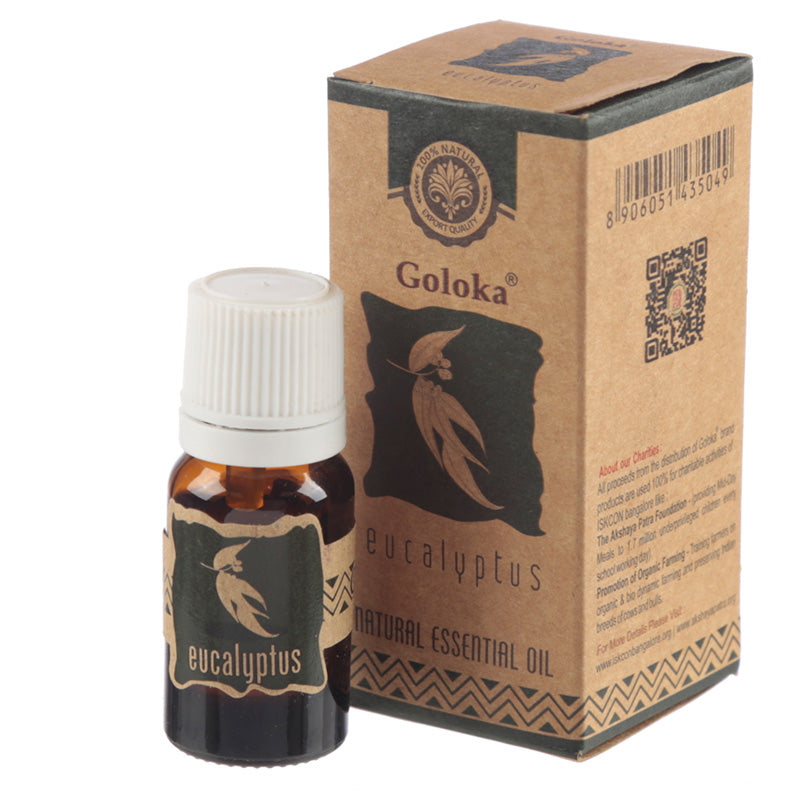 Goloka Essential Oils 10ml - Eucalyptus Novelty Gift