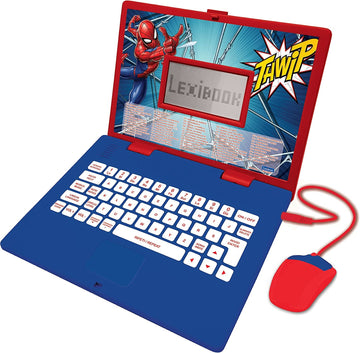 LEXIBOOK JC598SPi5 Spider-Man Educational and Bilingual Laptop Italian