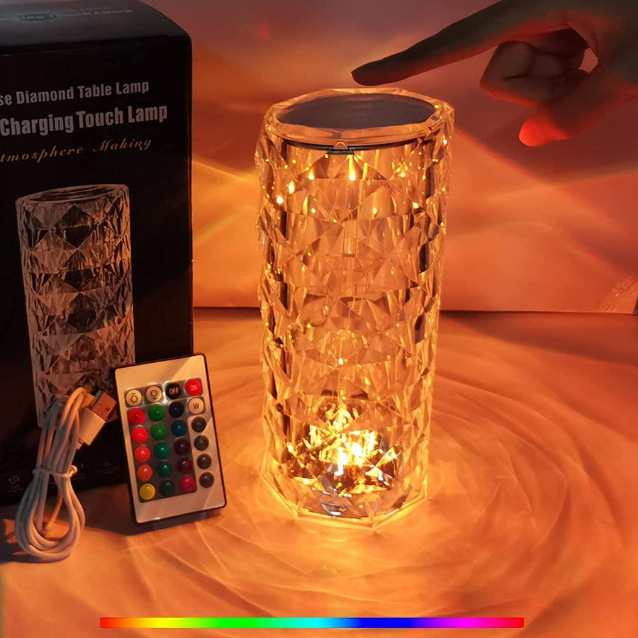 usb diamond table lamp