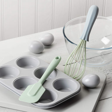  Jillmo Whisk, Easy Grip Silicone Flat Whisk 10inch: Home &  Kitchen