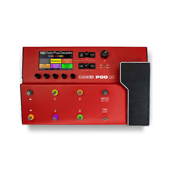 Line 6 Pod Go Limited Edition Red — Zedem