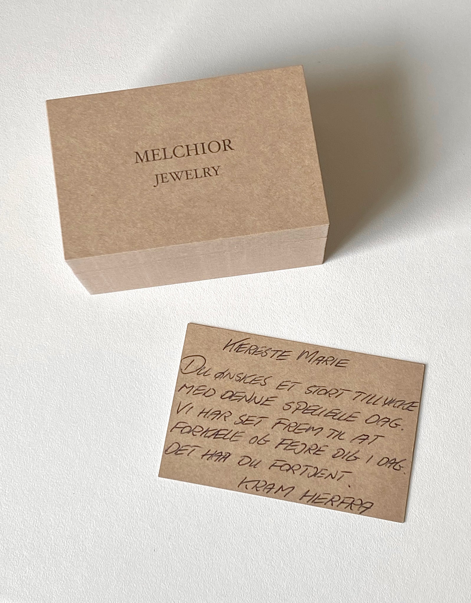 gaveindpakning – Melchior Jewelry