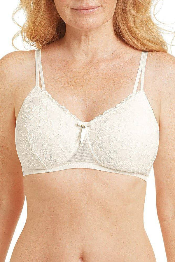 Amoena Bliss Non-wired Padded Bra Off-White/Sand - SEASONAL - Select  sizes/quantities available