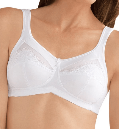 Performance Sport Bra - White - Amoena Mastectomy Bras Canada