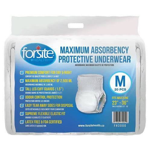 Tranquility Premium OverNight Disposable Absorbent Underwear SM Case of 80