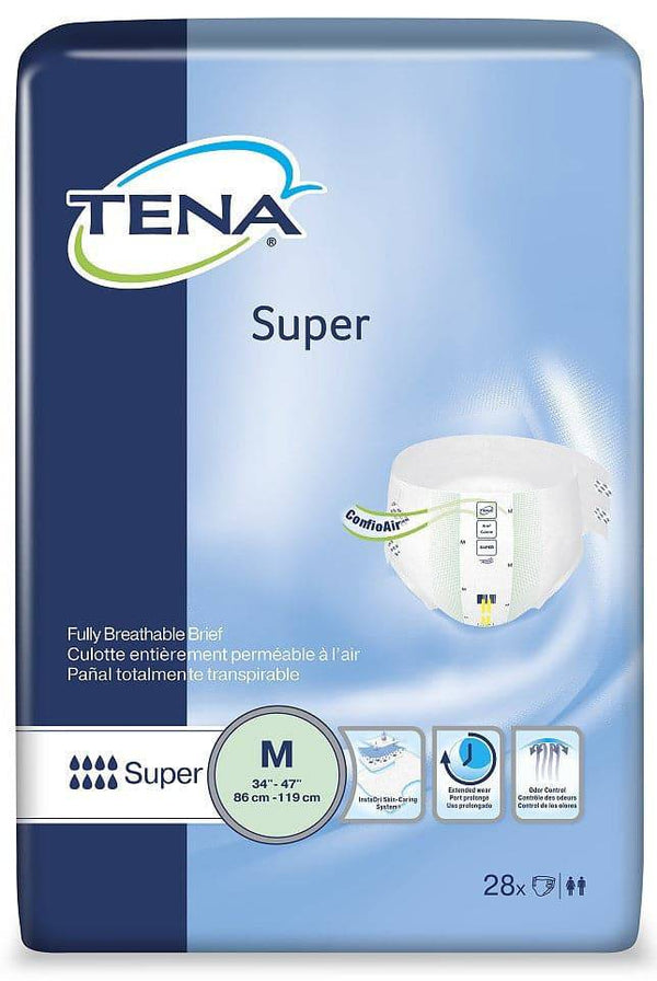 TENA Incontinence Underwear for Women, Super Plus Absorbency, Small/Medium,  18 Count (Packaging May Vary)