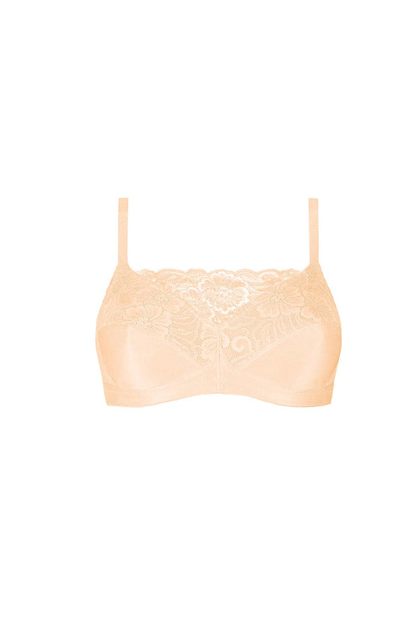 Amoena Emma Wire-Free Padded Mastectomy Bra - Peach