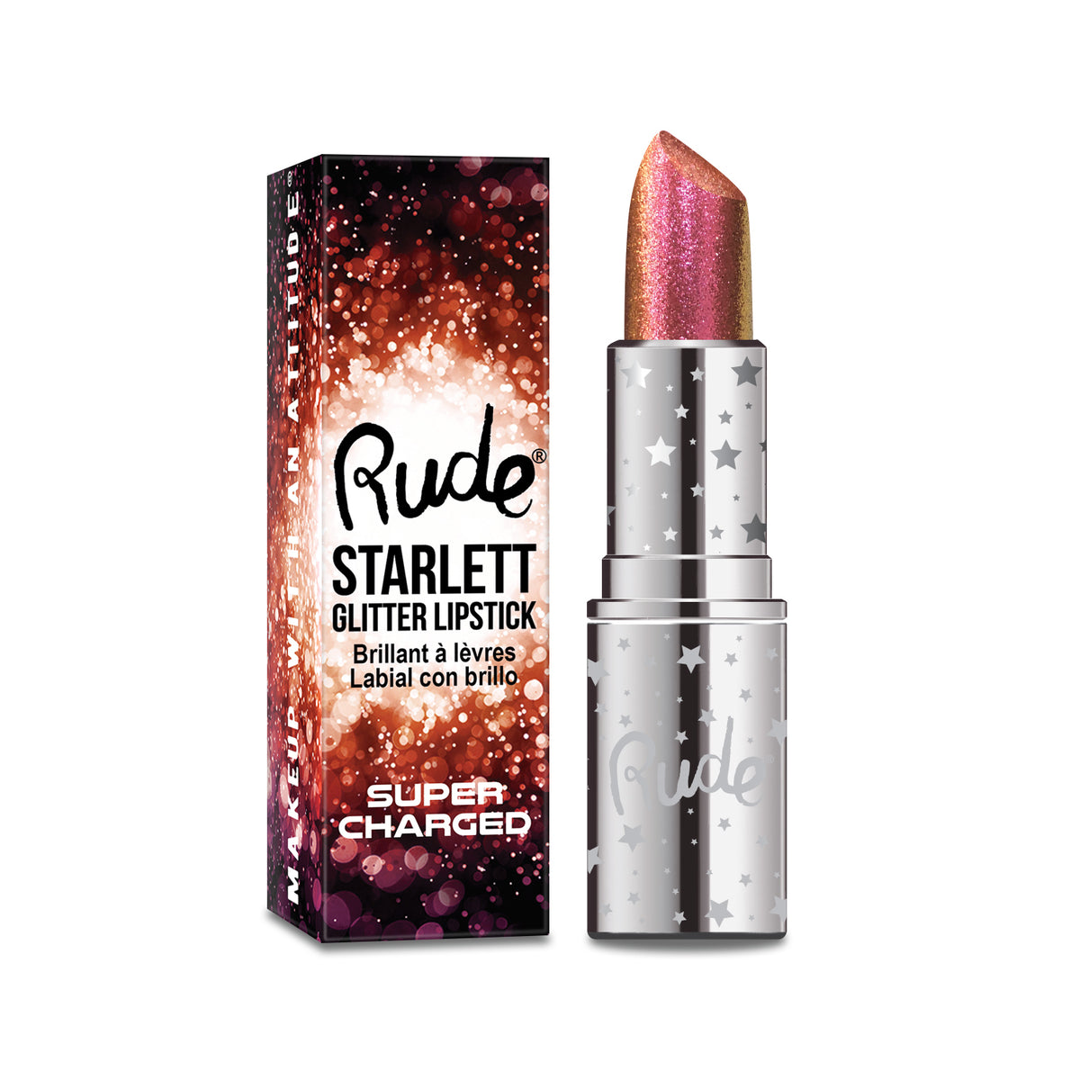 terugvallen Mathis Rusland Starlett Supercharged Glitter Color Changing Lipstick | RUDE – Rude  Cosmetics