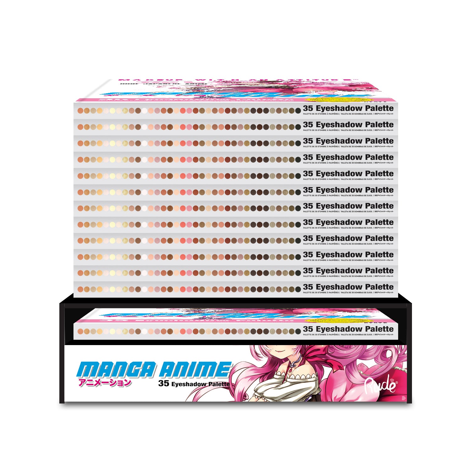 Manga Anime 35 Pressed Pigment & Shadows Book 2A – Rude Cosmetics