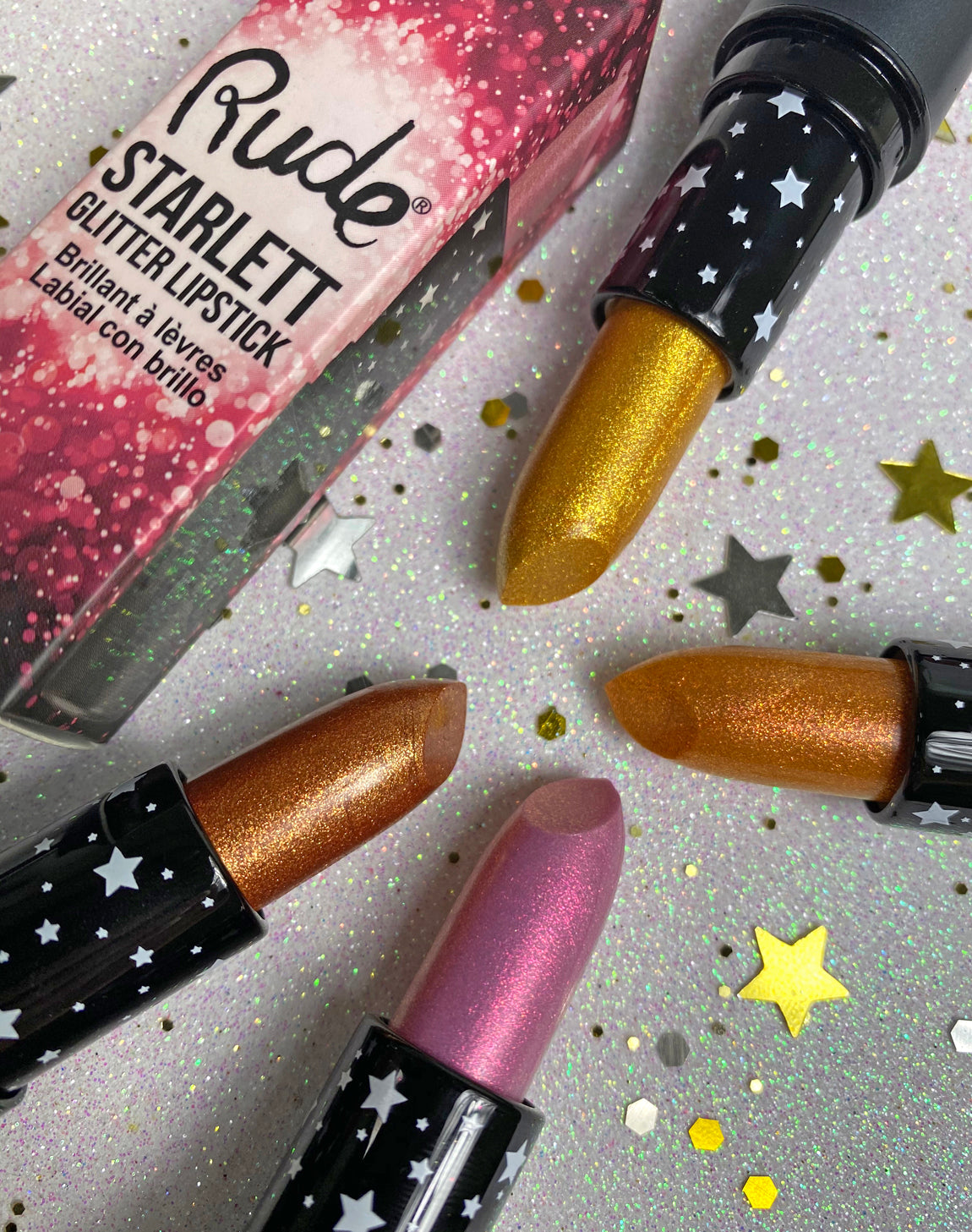 Starlett Lip Glitter | RUDE US Ship $25+ – Rude Cosmetics
