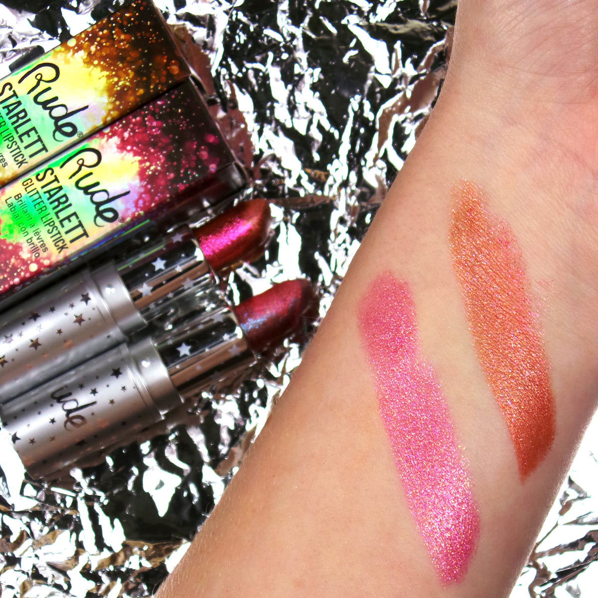 Supercharged Glitter Color Changing Lipstick RUDE – Rude Cosmetics