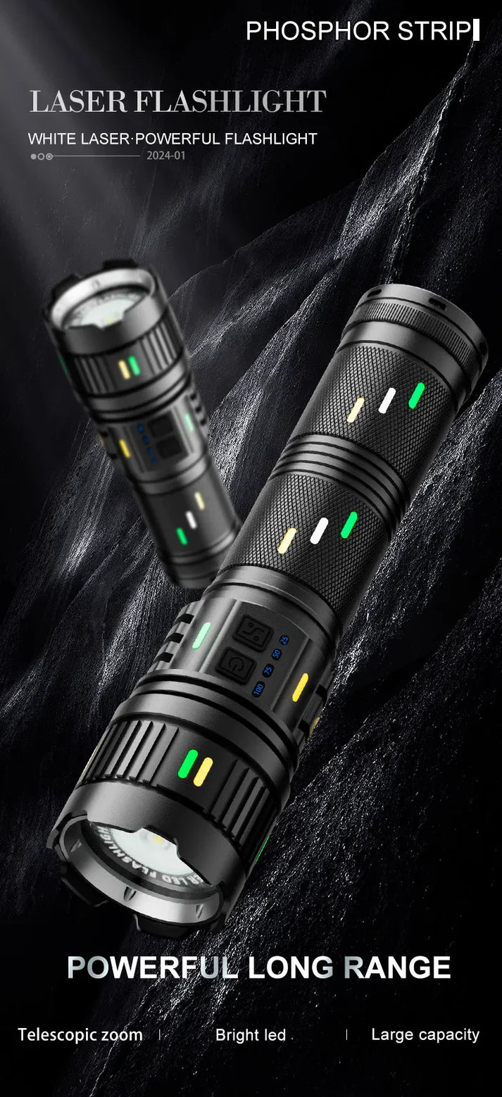 Powerful LED Zoom Torch Light