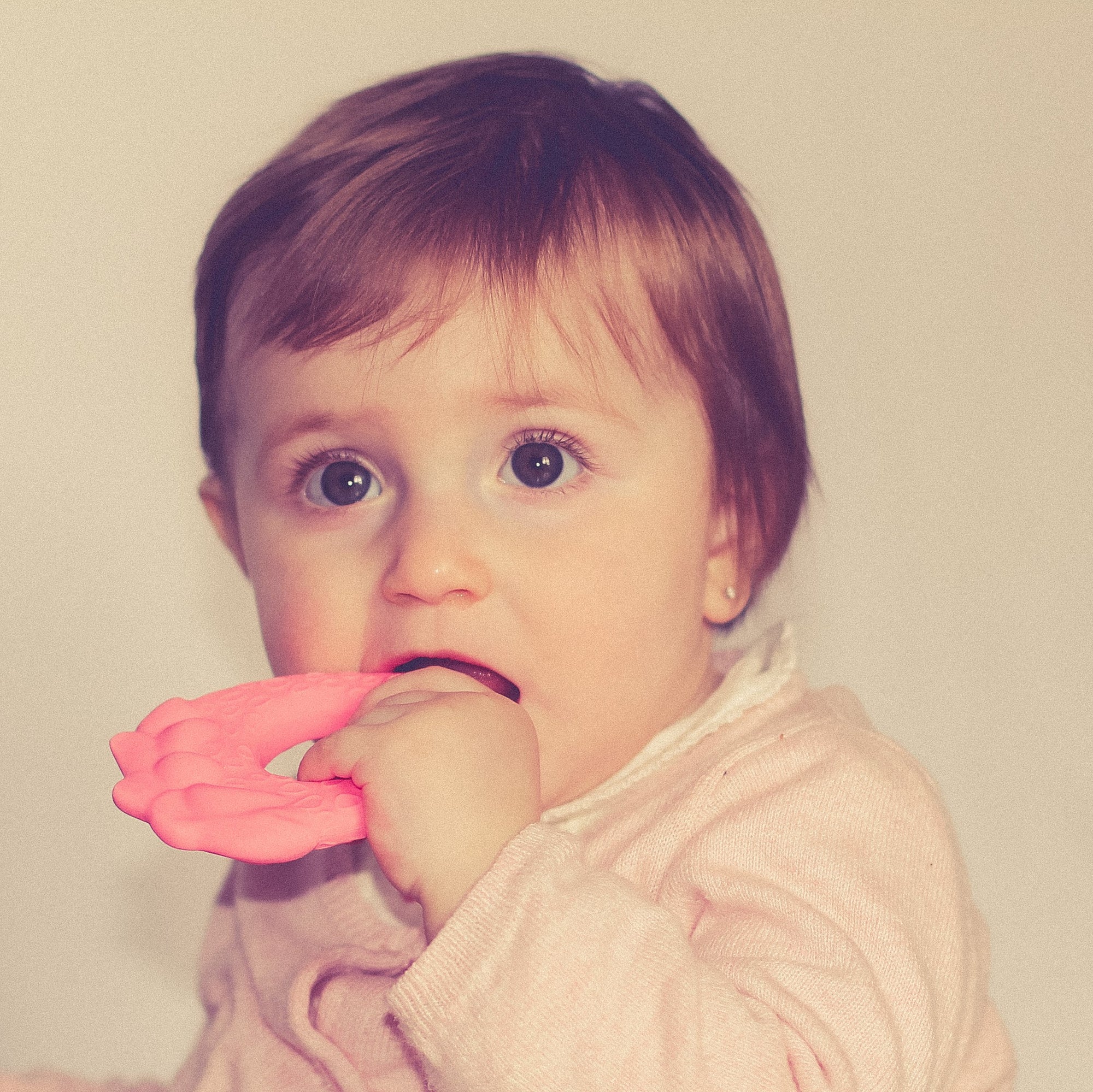 strawberry teether