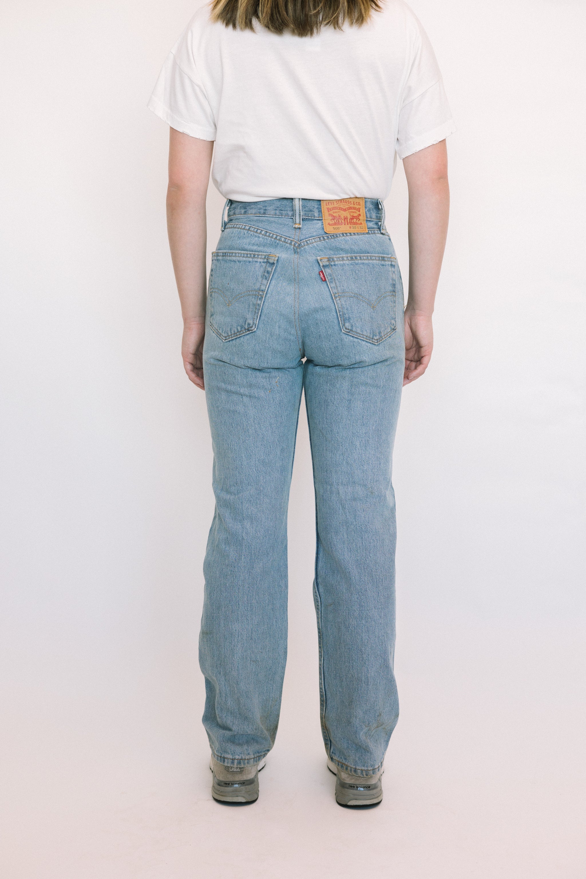 Levi's 505 High Waisted Jean (26w)