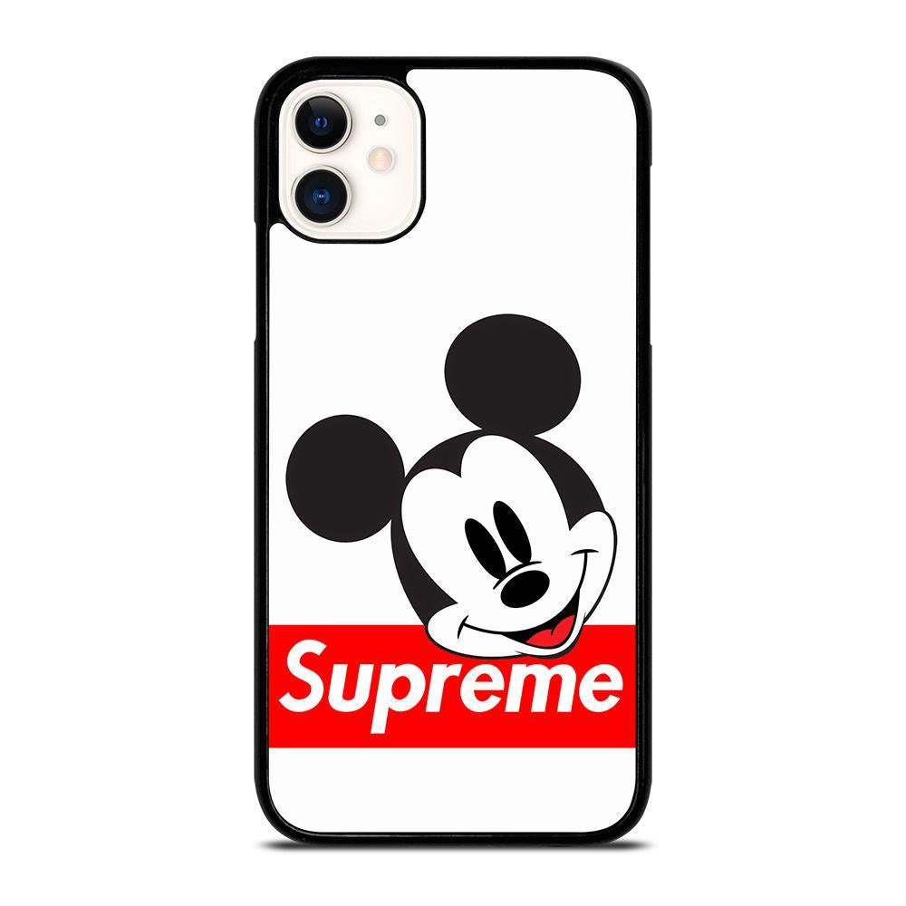 Mickey Mouse Supreme Iphone 11 Case Custom Phone Cover Personalized Design Casefine