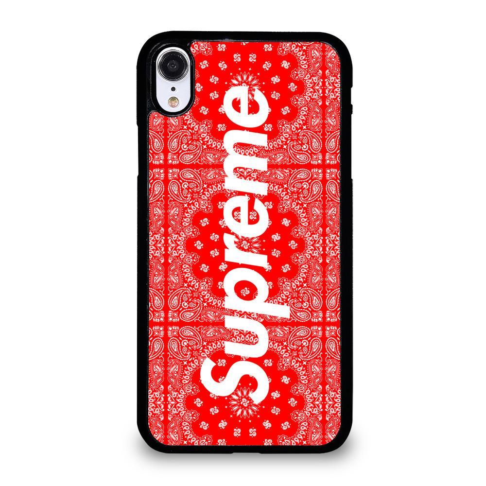 Supreme Bandana Iphone Xr Case Custom Phone Cover Personalized Design Casefine