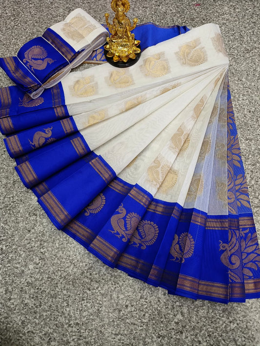 Kora silk cotton saree – www.