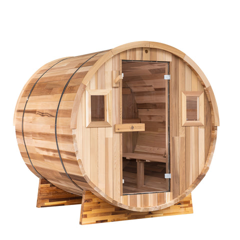 Redwood Outdoors Cedar Barrel Sauna