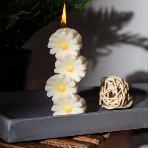 Coconut Shell Candle with wooden wick – Myra Veda Luxury Essentials