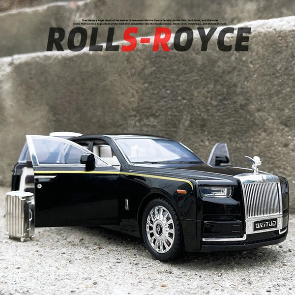 Large Size 1:18 Rolls-Royce Phantom Alloy Car Model Diecasts & Toy Vehicles Metal Toy Car Model Simulation Sound Light Kids Gift - IHavePaws