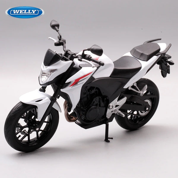 WELLY 1:10 HONDA CB500F Alloy Racing Motorcycle Model Simulation Diecast Street Sports Motorcycle Model Collection Kids Toy Gift - IHavePaws