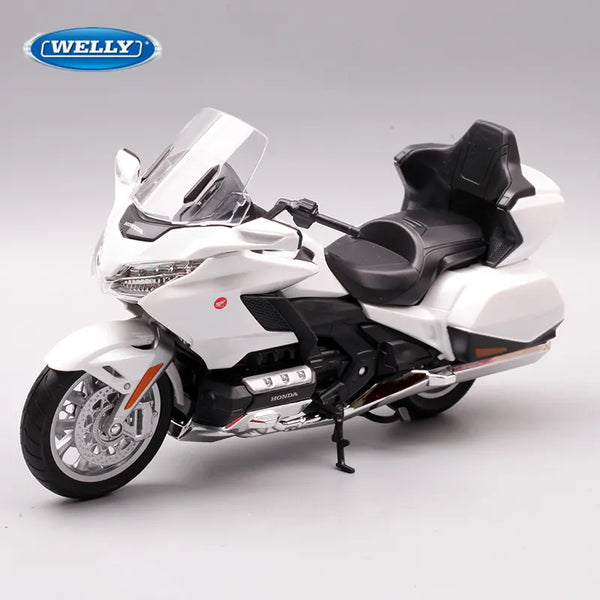 Welly 1:18 HONDA Gold Wing Touring Motorcycle Scale Model - IHavePaws