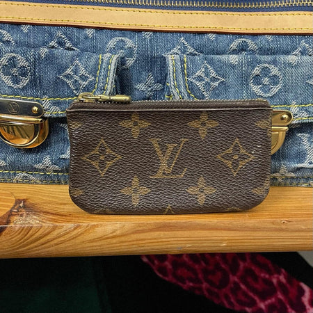 Speedy handbag Louis Vuitton Yellow in Denim - Jeans - 16539788