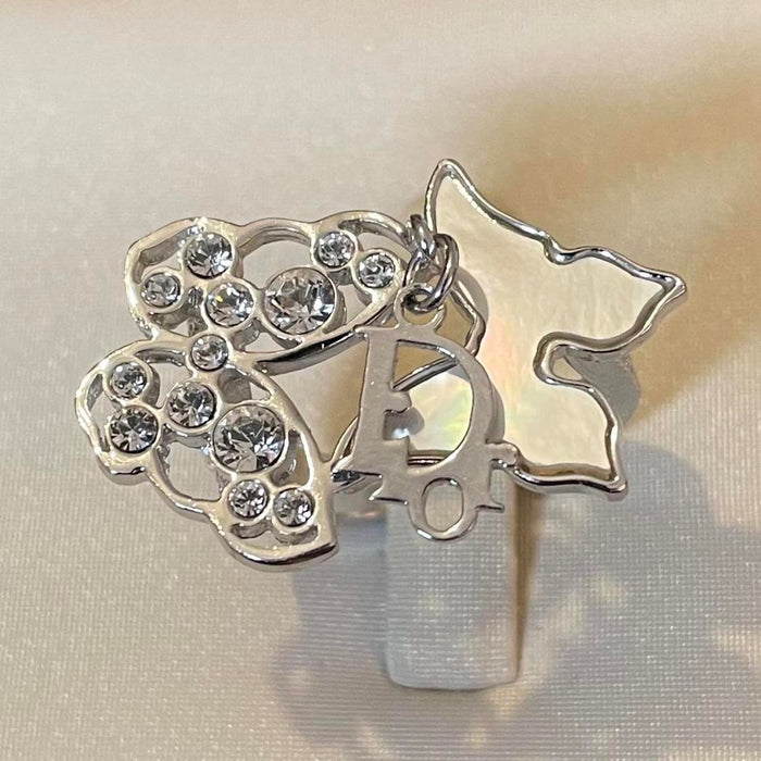 dior butterfly ring