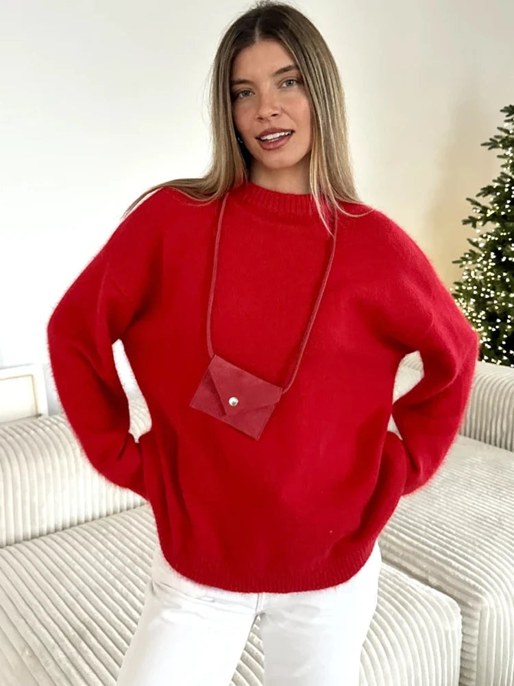 MIRRACH DESIGN WOMEN'S KNITTED SWEATER MARY