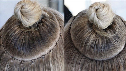 Sewn-in Hair Extensions