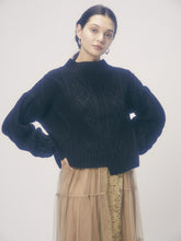 【PRIVEVE×RUNA】VOLUME SLEEVE CABLE KNIT TOPS