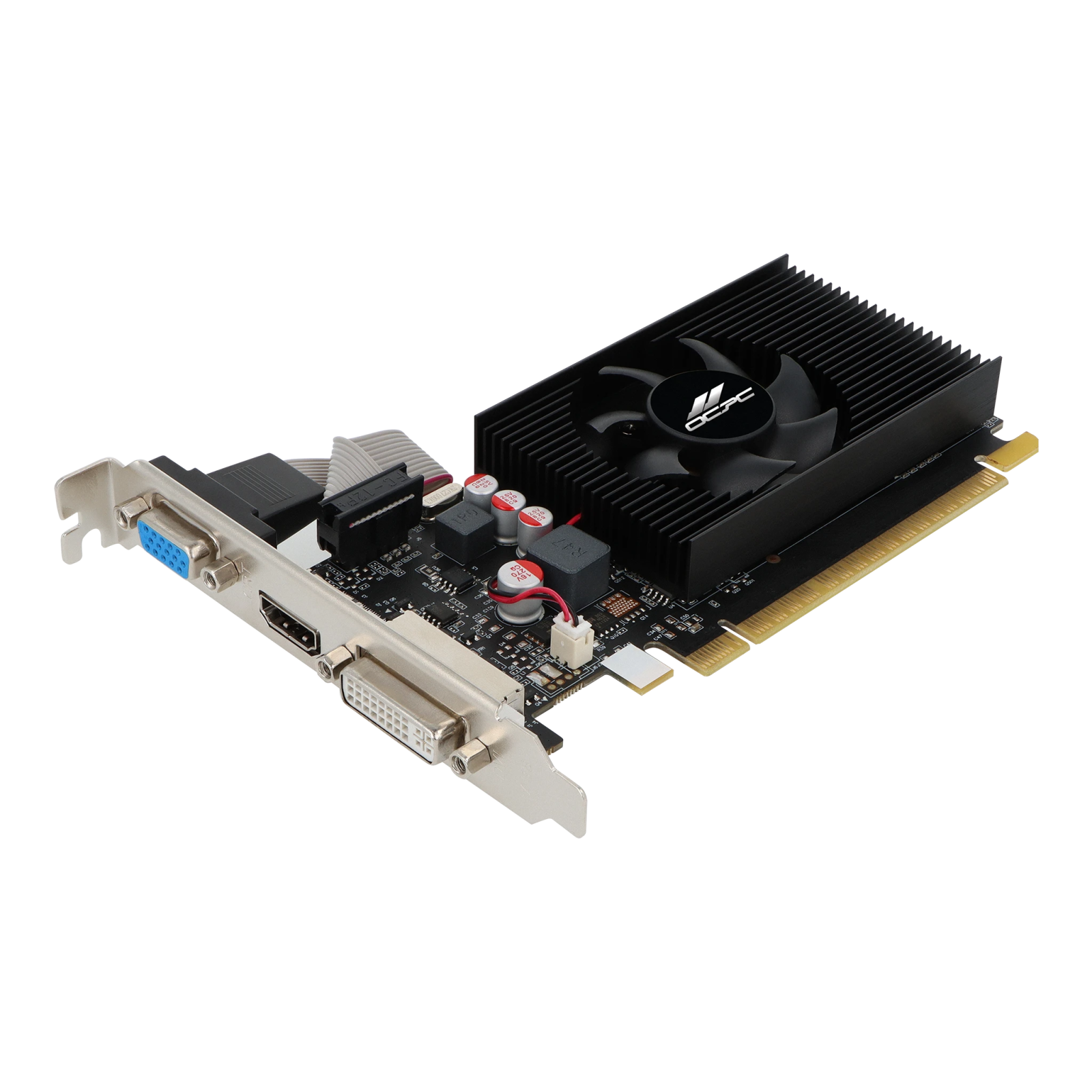 VisionTek Graphics Card - 2GB OCPC NVIDIA GeForce GT 730 DDR3 | 3 Display Support | HDMI, DVI-D, VGA | 4K @ 60Hz | Windows Compatible | 25W Power