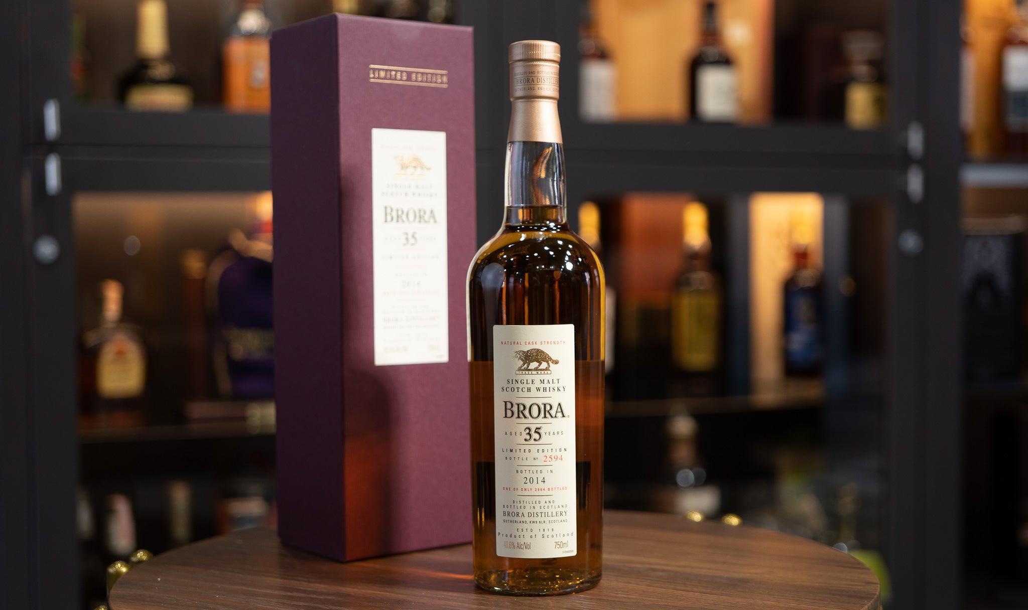 Brora 35 Year Old Limited Edition Cask Strength 2014 Bottling Official Distillery Bottling