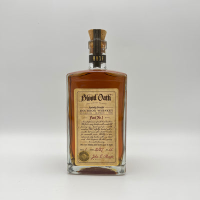 Blood Oath Pact No. #1 Bourbon Whiskey - 3 Pack In Wooden Box 750ml