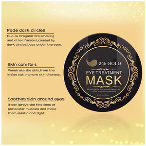24K GOLD EYE TREATMENT MASK 60 pc - Volusia Coupon Queens